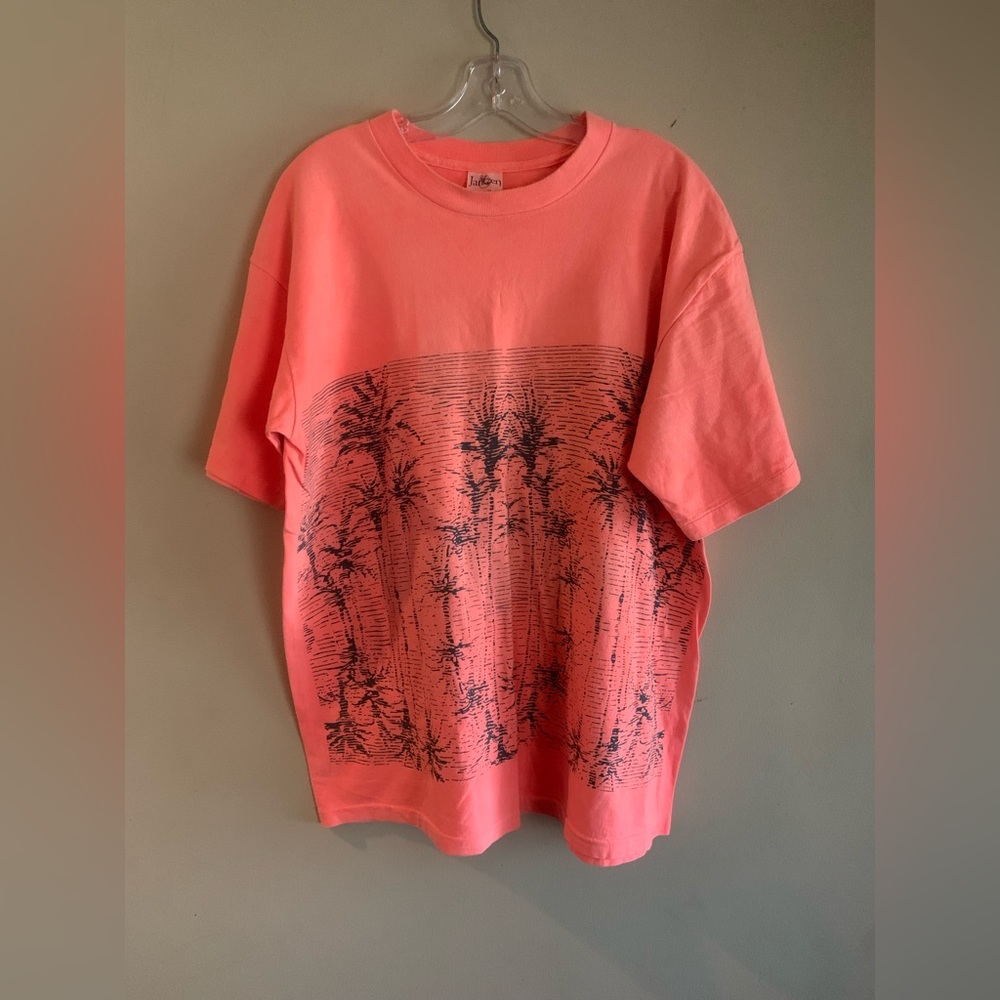 RARE vintage jantzen double side print single stitch t shirt